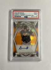 2022 Bowman Invicta Orange Ref Auto Robert Hassell III  /25 PSA 9 Mint POP 2 