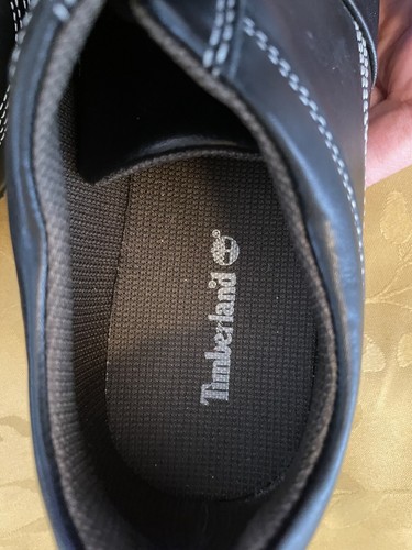 Timberland Black Low Top Slip Resistant Leather Women's Shoes Size 7.5 Comfort - Picture 5 of 7