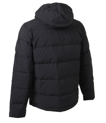 Adidas Men Helionic Hoody Down Coat Padded Black Running Jacket
