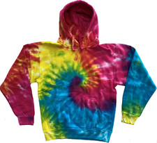 Adult Tie Dye Hoodie Sweatshirt Mens Tie Dyed Clothing Apparel Clothes