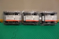 Set of 3 GENUINE FRANCE-made Evolis HighTrust RCT019NAA BlackFlex Ribbon Rolls