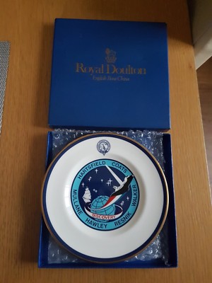 Nasa Royal Doulton STS 41 D Platte Space Shuttle Discovery sehr selten