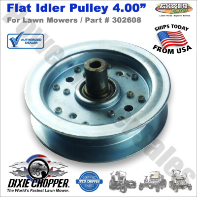 Dixie Chopper OEM 4.00 Flat Idler With Insert 302608 for sale