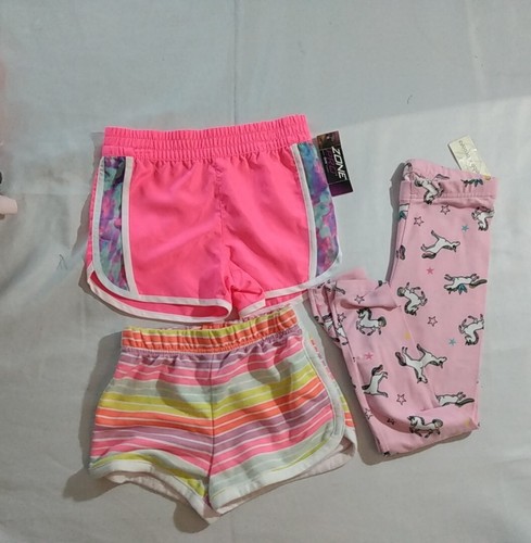 Girls size 4/5 summer clothes swimsuit shorts tank leggings top - Picture 4 of 6