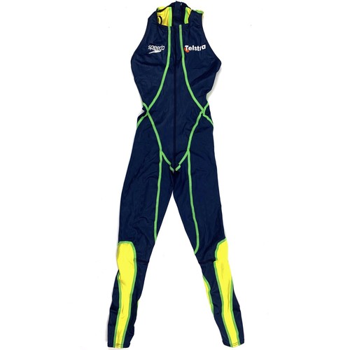Speedo Long Leg One Piece Swimwear Zip 