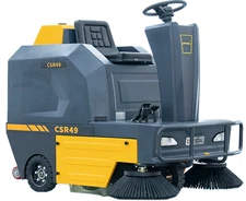 49" Ride-On Floor Sweeper, 21Gal 48V 4*67Ah, CSR49