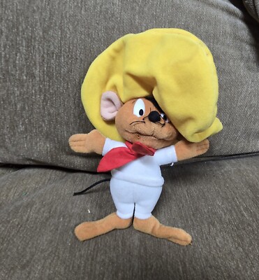 Speedy Gonzales Plush 8'' Warner Bros Looney Tunes 2002 Giocattoli Sicuri