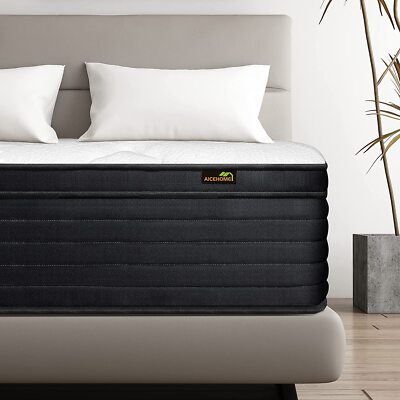 10'' 12'' 14'' Twin Full Queen King Mattress Hybrid Spring Memory Foam Bed in a Box