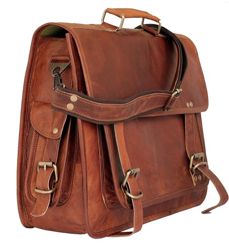 Fatto a mano in Vera Pelle Donne Messenger Ufficio Lavoro Crossbody Grande Borsa - Foto 5 di 5