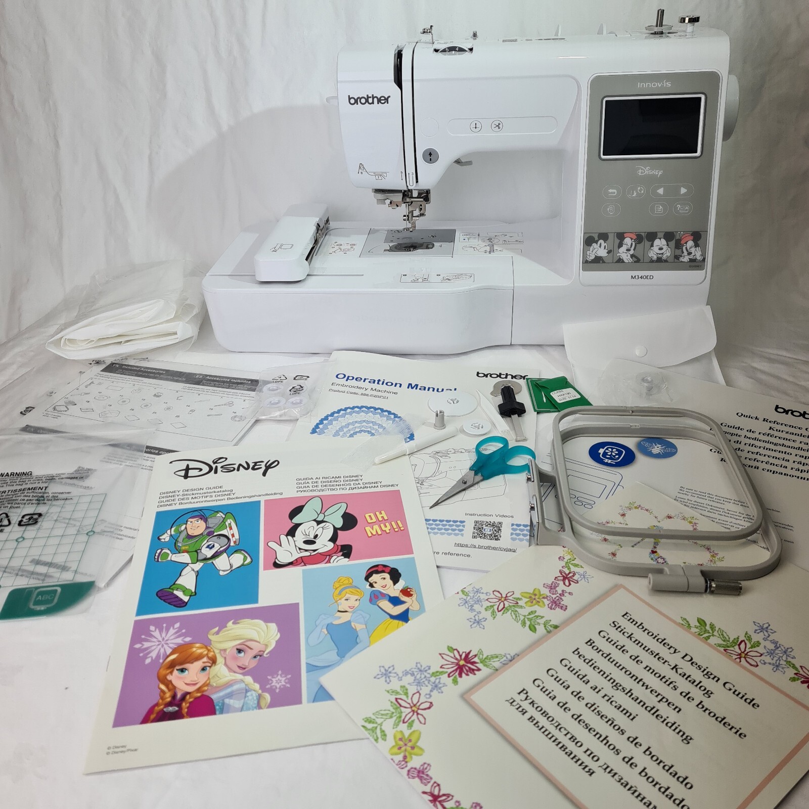 Brother Innovis M340ED Disney Design Edition Embroidery Machine eBay