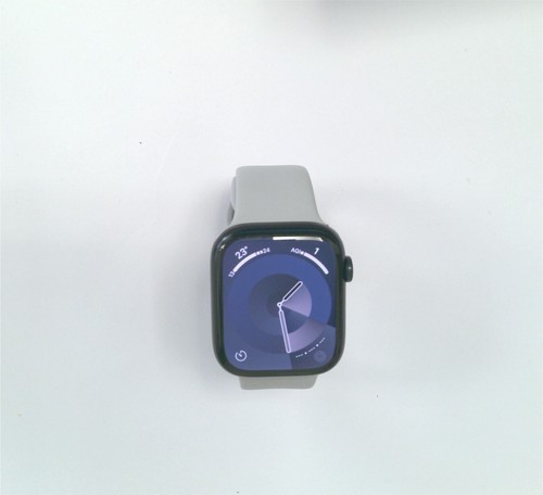 Apple Watch Series 8 45mm GPS - Midnight - z szarym paskiem sportowym. biustonosz 87% - Zdjęcie 2 z 5