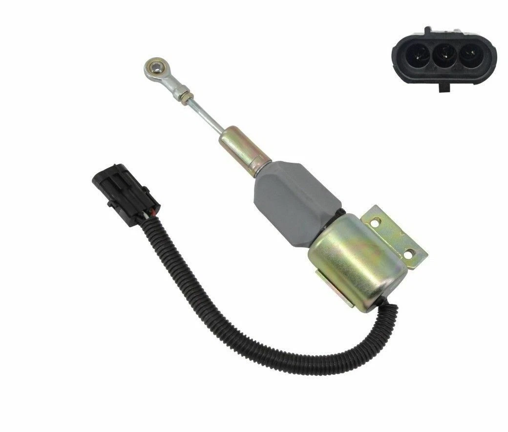 New Fuel Shutoff Solenoid 6733819130 for Komatsu PW150 PW160-7 