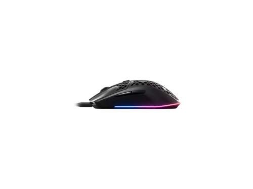SteelSeries AEROX 3 2022 62611 Onyx 6 Buttons USB-C Wired Optical Gaming Mouse - Picture 2 of 2