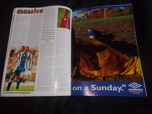 Manchester United Magazine June 1995 Vol 3 No 6 Andy Cole Paul Ince Pallister - Picture 4 of 6