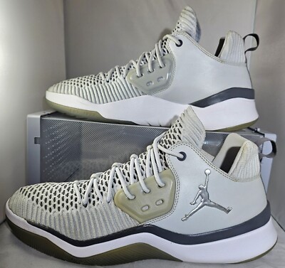 Nike Men's Air Jordan DNA LX Pure Platinum/White Athletic High Top