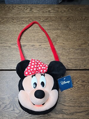 Disney Minnie Mouse Purse Bag Shoulder Strap Jerry Leigh 3D Plush - Main Image