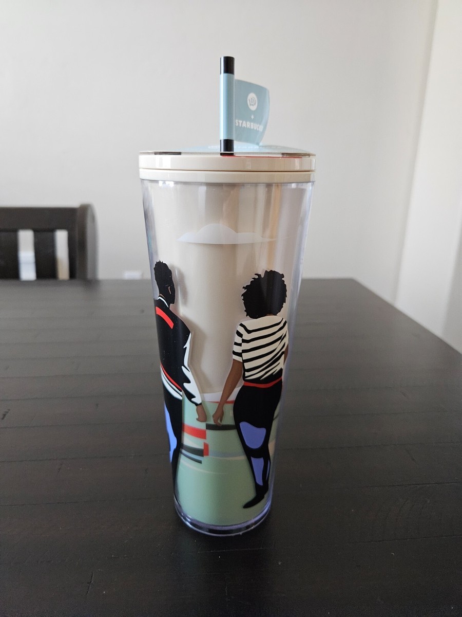 Venti (24oz) Starbucks + Lou Tumbler Black History Month 2024 - Damon Brown  | eBay