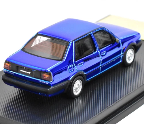 GB MC 1:64 Plating Blue VW Jetta Sedan Classic Sports Model Diecast Collect Car - Bild 2 von 2