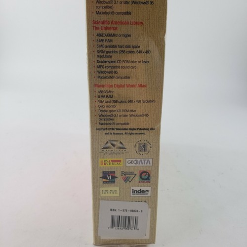 Webster's New World Family Discovery Library 5 CD-ROM Set Learning NEW SEALED - Picture 9 of 10