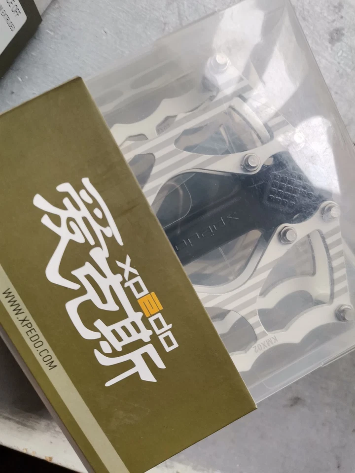 PEDALES DE EJE CRMO XPEDO KMX02 BICICLETA DE CIUDAD MTB BICICLETA DE TURISMO PAQUETE DE UN PAR AL POR MENOR Foto 4 de 4