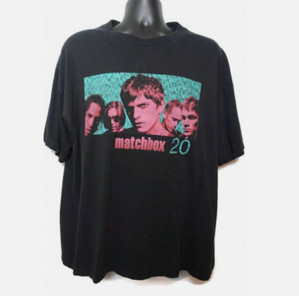 ミュージシャン matchbox twenty tour 2001 T-Shirt M Vintage