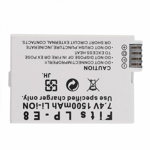 Battery LP-E8 Canon EOS 700D 550D 600D 650D Kiss X4 X5 X6 ,T4i - Picture 3 of 8