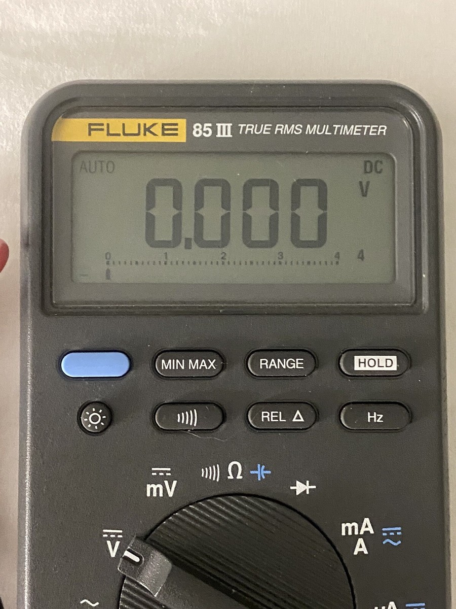 Fluke 85 III TRUE RMS Multimeter w/ Blacklight and Genuine Leads