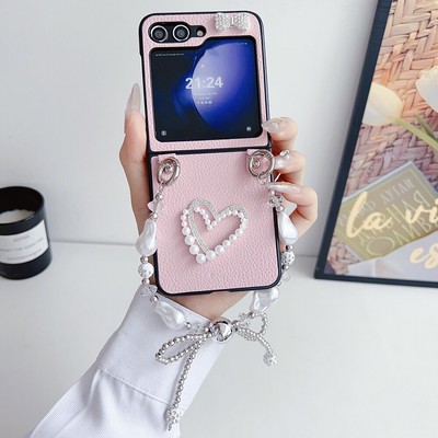 Cute Solid Color Shockproof Phone Case For Samsung Galaxy Z Flip5 Flip4 Flip3