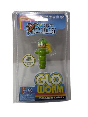 World's Smallest GLO WORM Mini Doll House Barbie 1980 Retro Toy Glow LIGHTS UP