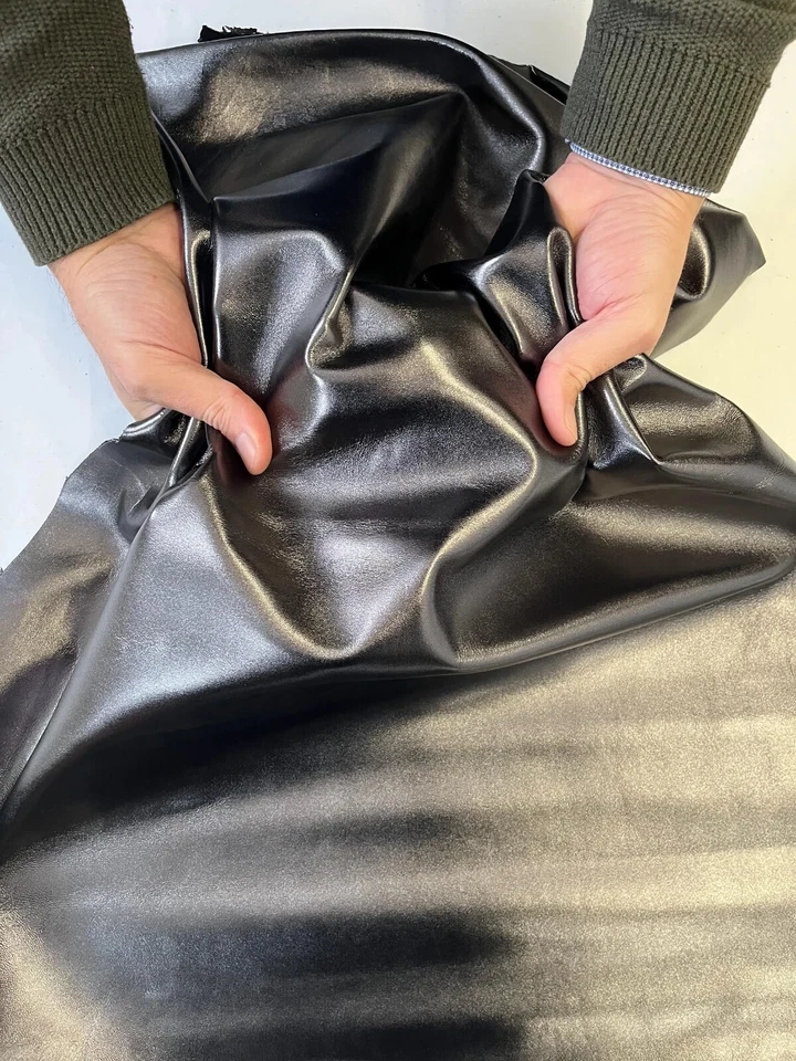 Sheep leather metallic colors, Genuine lambskin nappa leather for crafts 2,5 - Image 3 of 4