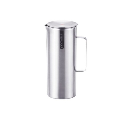 StenLock All Stainless Steel Water Jug Bottle Ice Water Wide Inlet Lid