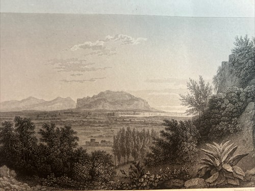 Sicily; Palermo, from the Gardens of the Convent of St. Mary of Jesus 1821/23 - Picture 2 of 7