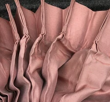 JCP HOME SUPREME PINCH PLEAT CURTAIN PANEL  DUSTY ROSE  37.5" X 84" L  NEW $110