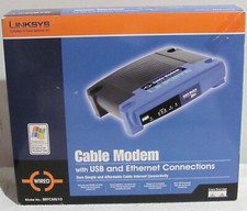 Linksys Cable Modem With USB  Ethernet Connections Model BEFCMU10 NEW