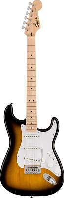 Squier Sonic STRAT MN WPG 2 Stratocaster by Fender, 0373152503, 2-Color Sunburst