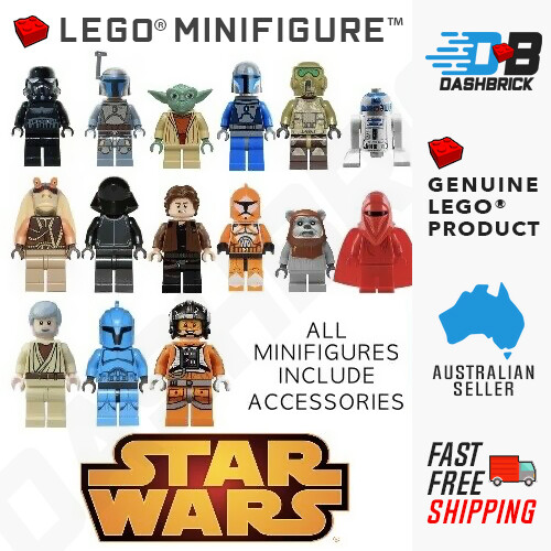 Genuine LEGO® Minifigure STAR WARS Themed Minifigure Includes