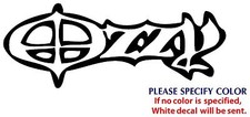 OZZY 3 Metal Music Rock Graphic Die Cut decal sticker Car Truck Boat Window 12"