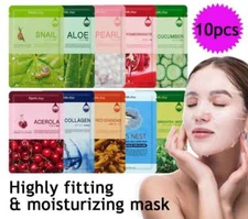 [Farmstay] Visible Difference Mask Sheet 10PCS (12Types) / No.1 Korea  Made