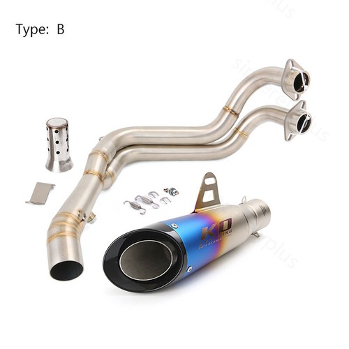 Silenciador de tubo delantero sistema de escape Tracer 7 para Yamaha YZF-R7 2021-2025 MT07 FZ07 - Imagen 12 de 16