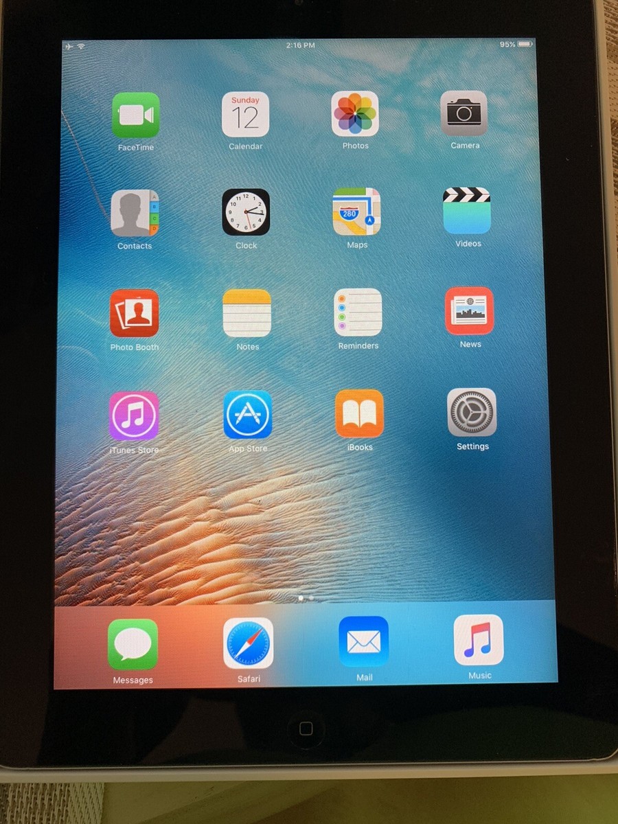 AppleiPadAir9.7インチ16GB Apple iPad 2 16GB, Wi-Fi, 9.7in - Black (CA) 9.3.5 IOS | eBay