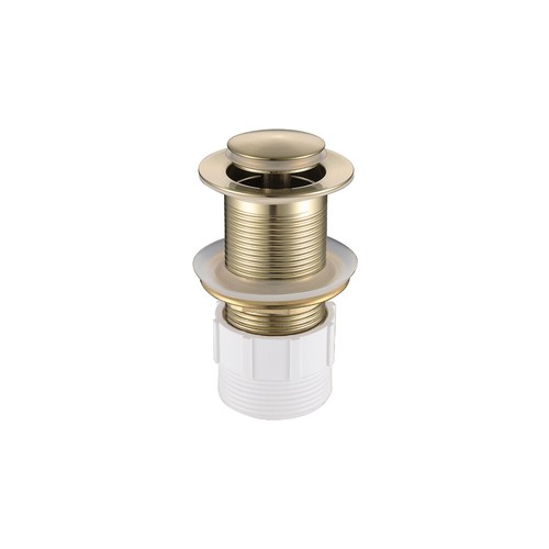 Decaura Gold/Black/Chrome Pop Up Waste with/without Overflow Push Plug Drain - Picture 16 of 18