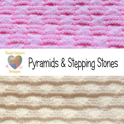 Strickmuster für einfache Babydecken, nur STRICK und PURL, A5 Broschüren