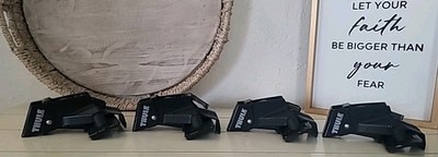 Thule Aero Foot 400 Set of 4 Roof Rack Towers With #433x Clamps