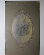 Family Group Cabinet Card Antique Photo Early 1900