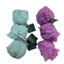 Ecotools Loofah Sponge For Bath Shower 6 Pack Assorted Colors