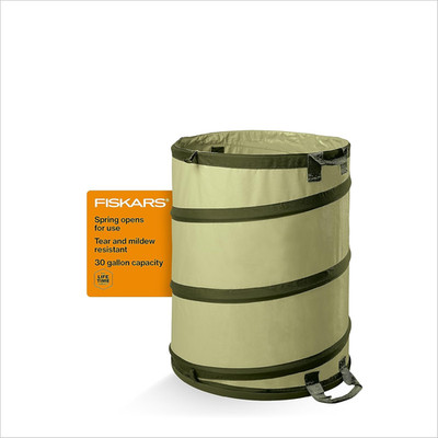 Kangaroo Collapsible Garden Bag with Heavy Duty Hardshell Bottom for Yard Waste,