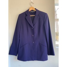 VTG Kasper Essentials ASL Women's 8 Suit Navy Essentials Career Wear