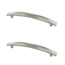 [2X] Brainerd 5 1/16" Devereaux Cabinet Drawer Pull Satin Nickel P34960WSN [B58]