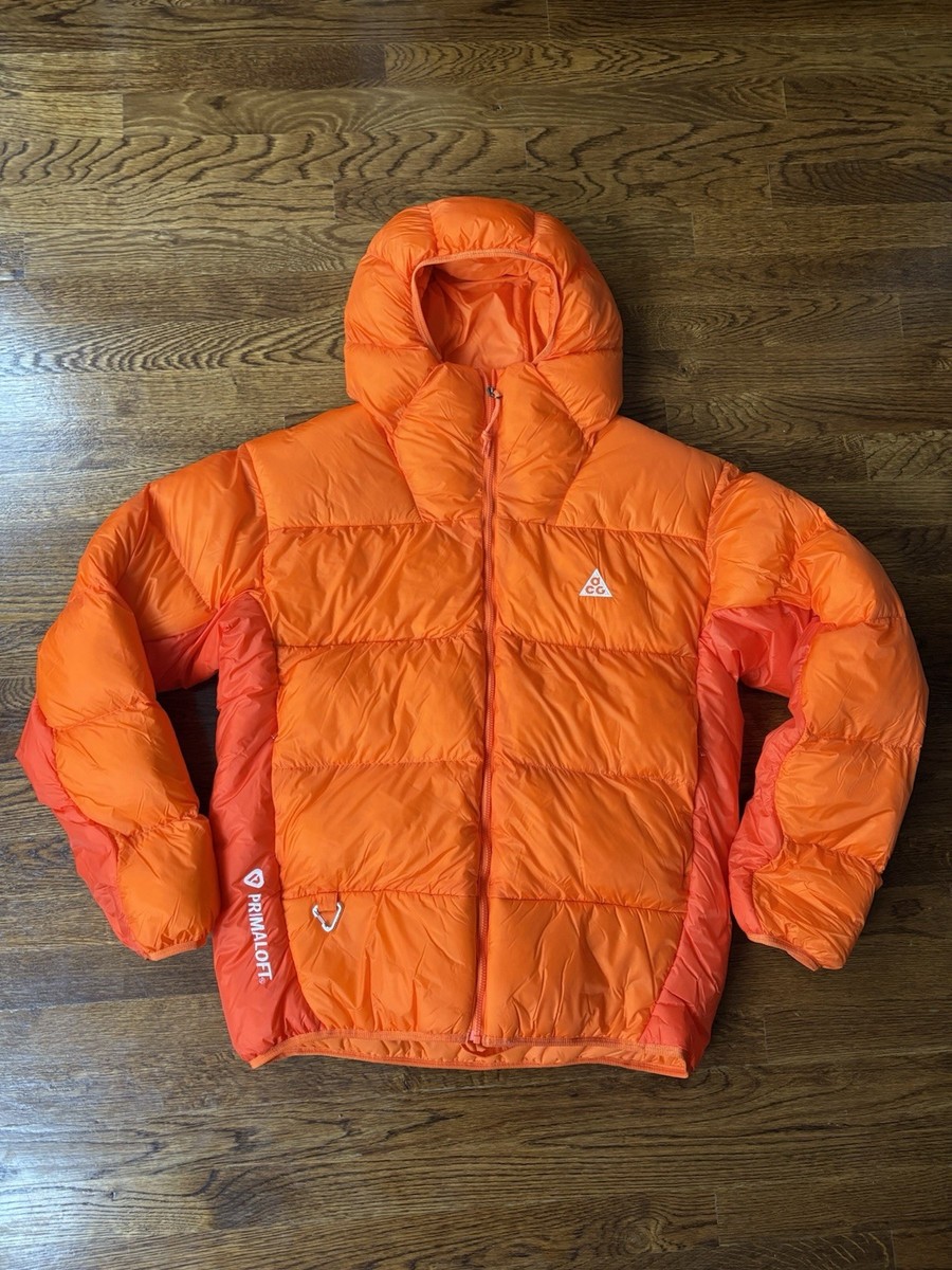 Nike ACG Therma-FIT ADV Mens Size S Lunar Lake Orange FullZip