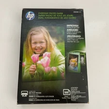 HP Everyday Photo Paper 100 Sheets 4x6 Glossy Sealed Package Inkjet HP Creations